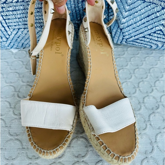 Maypol Double Rockstud Wedge Sandal - Picture 2 of 8